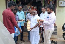 ராசிபுரம் நகரில் குட்கா போதை பொருள் பறிமுதல்